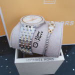 סט שעון מייקל קורס וצמיד דגם Michael Kors MK3215C