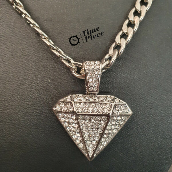 שרשרת בלינג יהלום מכסף